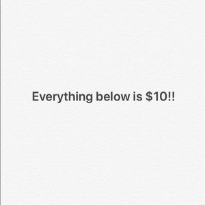 $10 and under!